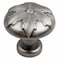 Gliderite Hardware 1-1/8 in. Transitional Round Snowflake Cabinet knob - 87420-P 87420-P-1 - alternate 1